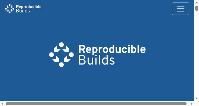 Screenshot of reproducible-builds.org