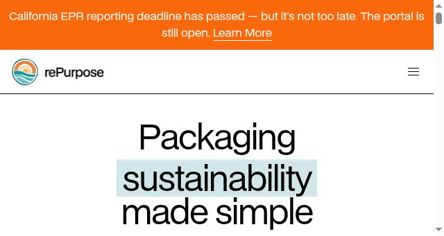 Screenshot of repurpose.global