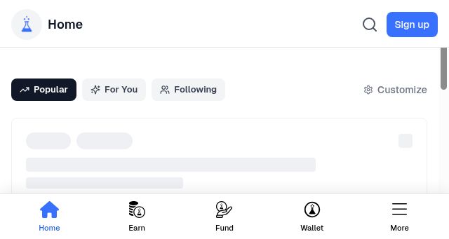 Screenshot of researchhub.com