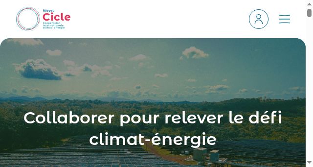 Screenshot of reseau-cicle.org