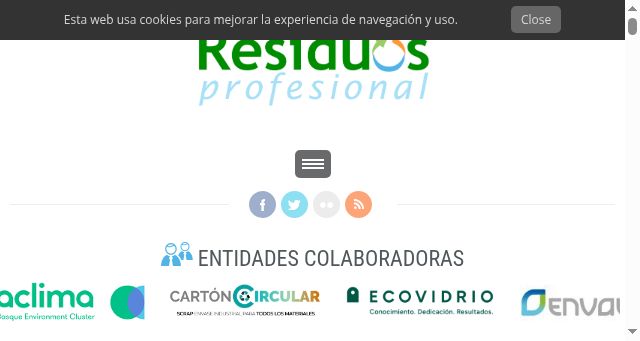 Screenshot of residuosprofesional.com