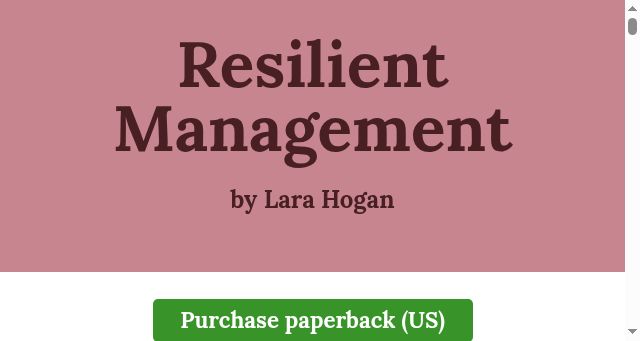 Screenshot of resilient-management.com