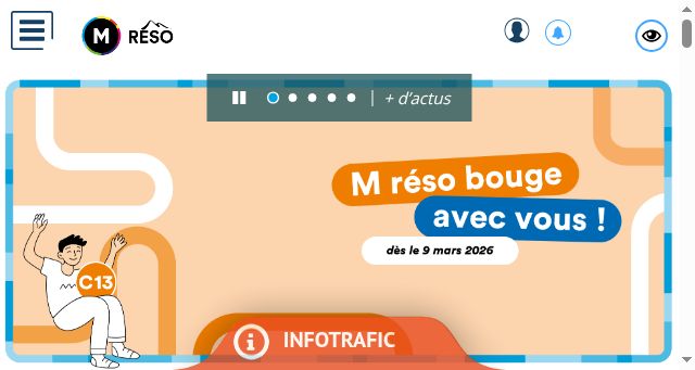 Screenshot of reso-m.fr