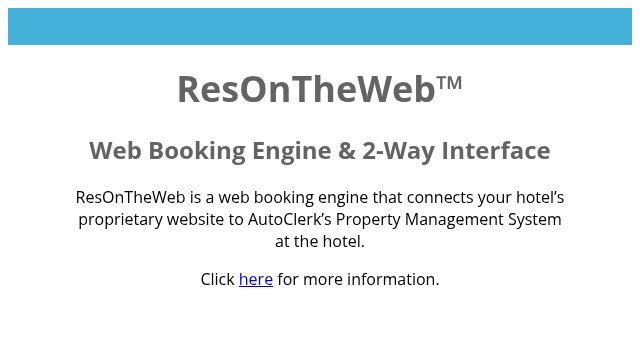 Screenshot of resontheweb.com