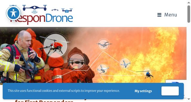 Screenshot of respondroneproject.com