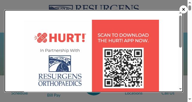 Screenshot of resurgens.com