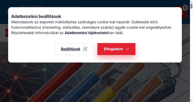 Screenshot of ret.hu