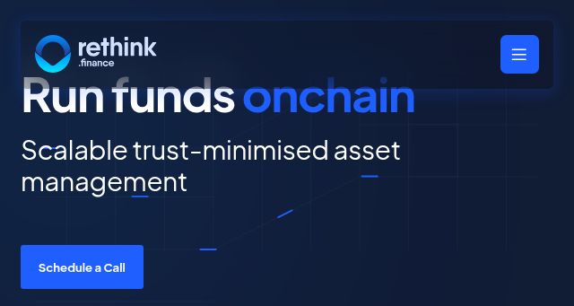 Screenshot of rethink.finance