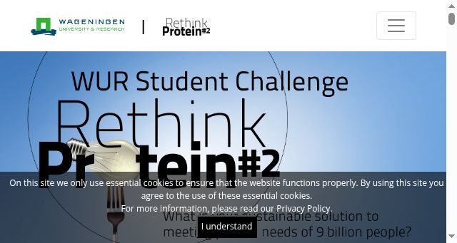 Screenshot of rethinkprotein.nl