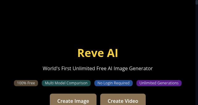 Screenshot of reveai.art