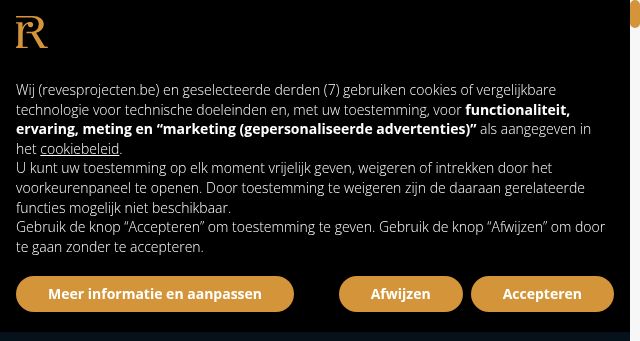 Screenshot of revesprojecten.be