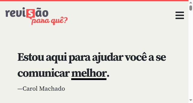 Screenshot of revisaoparaque.com