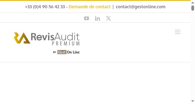 Screenshot of revisaudit.fr