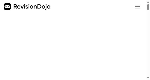 Screenshot of revisiondojo.com