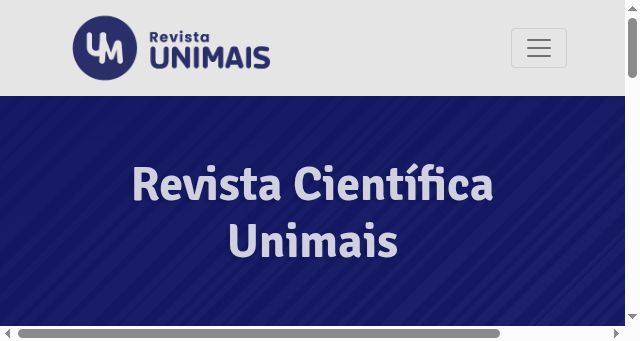 Screenshot of revistaunimais.com.br