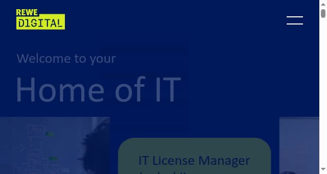 Screenshot of rewe-digital.com