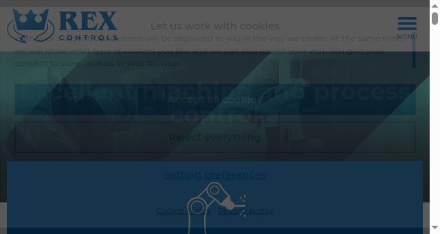 Screenshot of rexcontrols.com