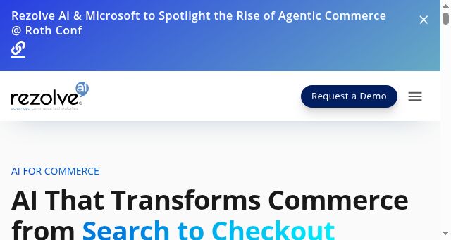 Screenshot of rezolve.com