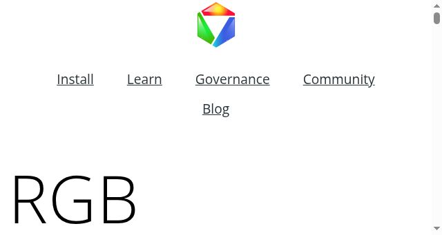 Screenshot of rgb.tech