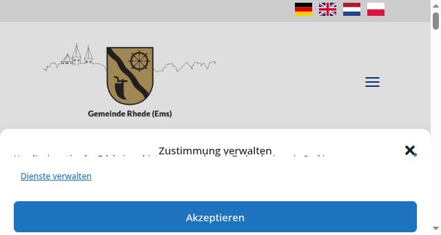 Screenshot of rhede-ems.de