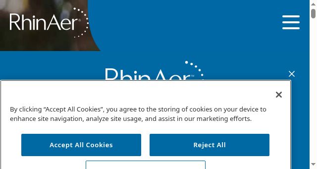 Screenshot of rhinaer.com