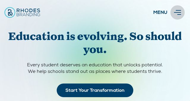 Screenshot of rhodesbranding.com