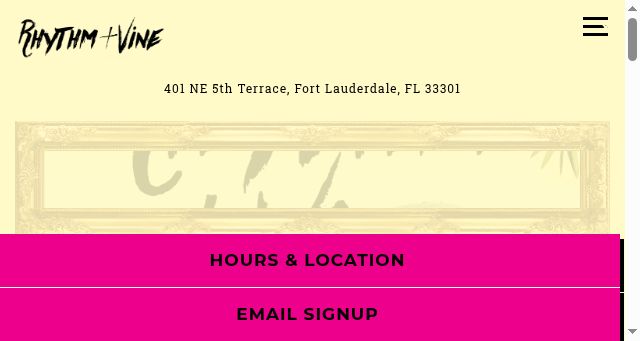 Screenshot of rhythm-vine.com