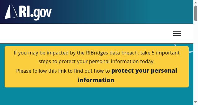 Screenshot of ri.gov