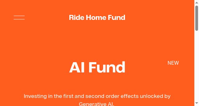 Screenshot of ridehomefund.com