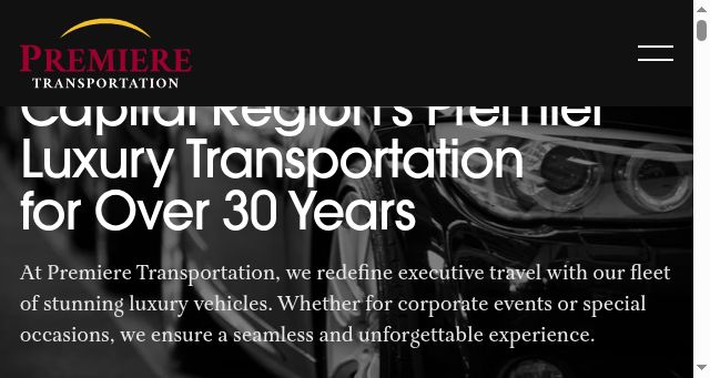 Screenshot of ridepremiere.com