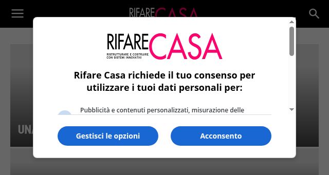 Screenshot of rifarecasa.com