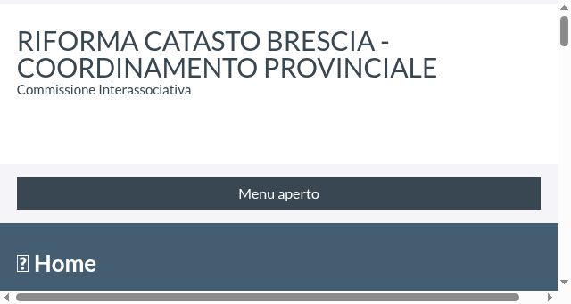 Screenshot of riformacatastobrescia.it