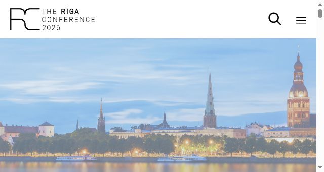 Screenshot of rigaconference.lv