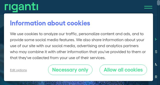 Screenshot of riganti.cz