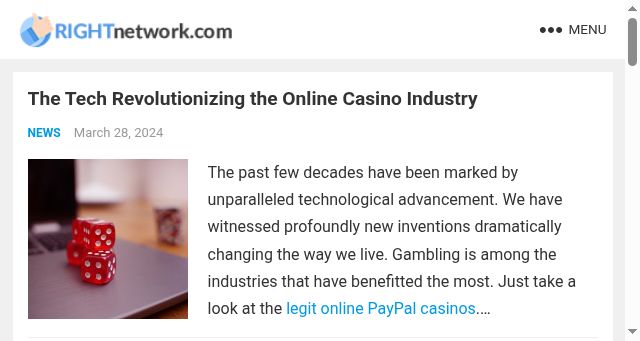 Screenshot of rightnetwork.com