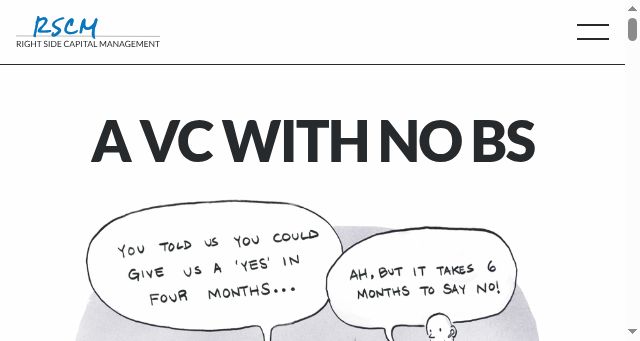 Screenshot of rightsidecapital.com