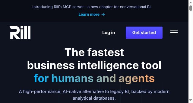Screenshot of rilldata.com