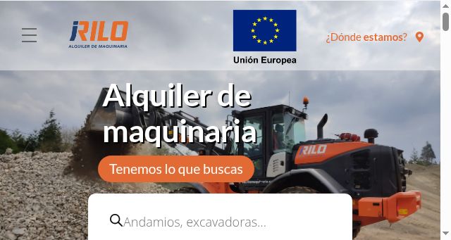 Screenshot of rilomaquinaria.com