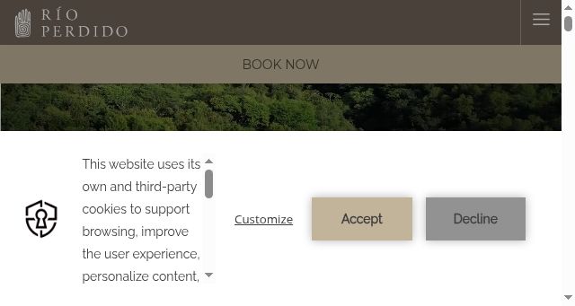 Screenshot of rioperdido.com