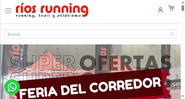 Screenshot of riosrunning.com