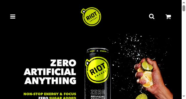 Screenshot of riot.energy