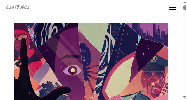 Screenshot of riotbones.com