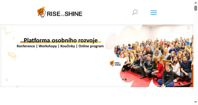 Screenshot of riseandshine.cz