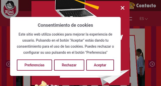 Screenshot of risi.es