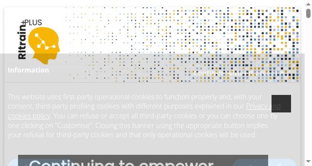 Screenshot of ritrainplus.eu