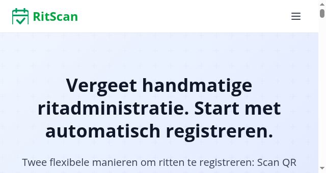 Screenshot of ritscan.nl