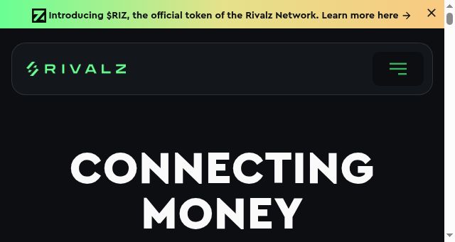 Screenshot of rivalz.ai