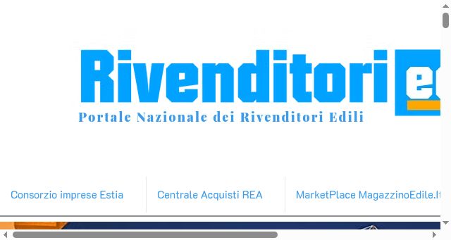 Screenshot of rivenditoriedili.it