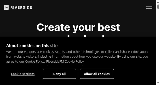 Screenshot of riverside.com