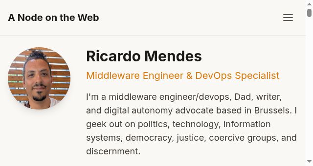 Screenshot of rmendes.net
